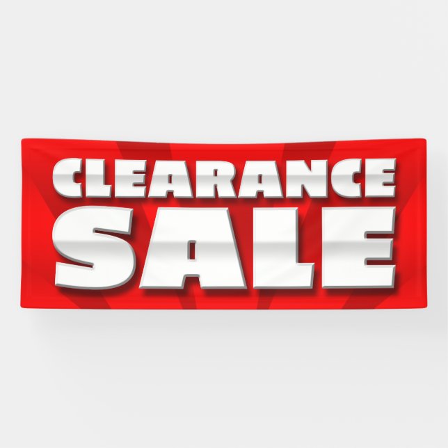 BANNER CLEARANCE SALE  - 2.5'x6' (Horizontal)
