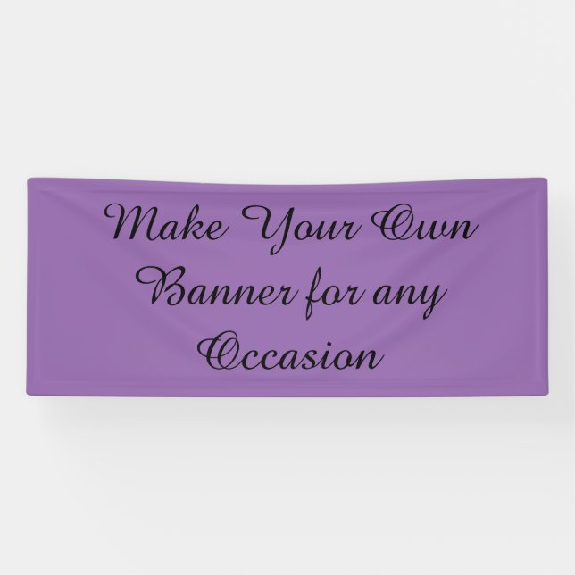 Banner-Customise for any occasion Banner (Horizontal)
