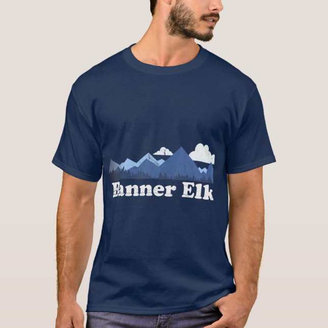 Banner Elk North Carolina Blue Ridge Mountains T-Shirt (Front)