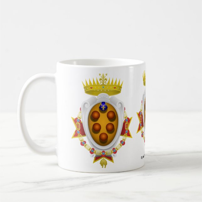 Banner Grand Duchy of Tuscany Coffee Mug (Left)