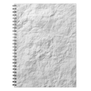Banner header paper crumpled notebook