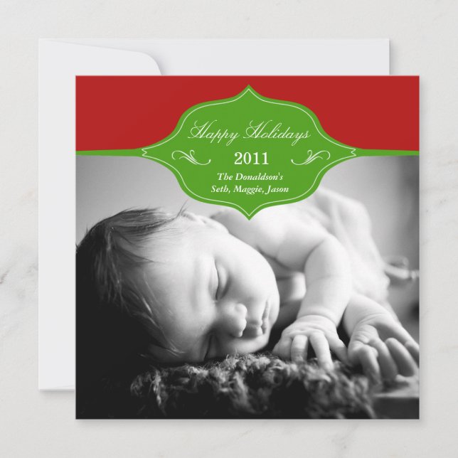Banner Holiday: Seasonal Photo Card (Front)
