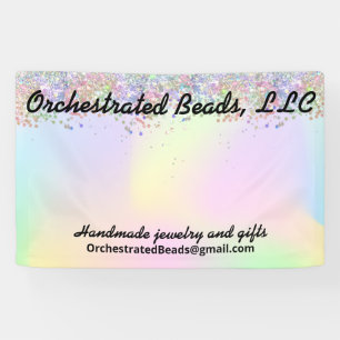 Banner Holographic Glitter