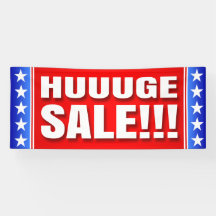BANNER HUGE SALE  - 2.5'x6'