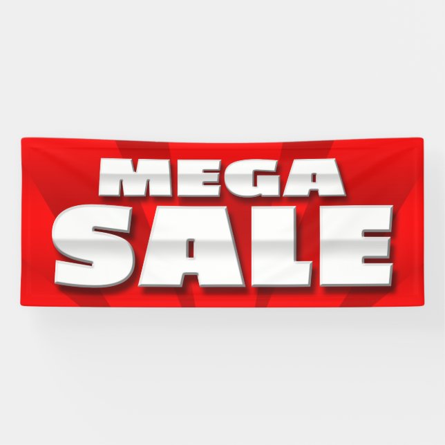 BANNER MEGA SALE  - 2.5'x6' (Horizontal)