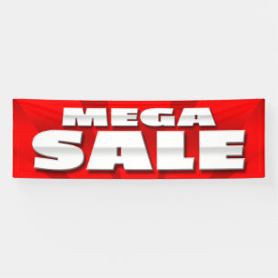 BANNER MEGA SALE  - 2.5'x8'