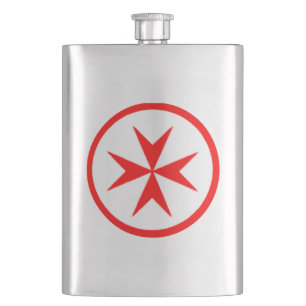 Banner of the Navy Tuscany Medici Hip Flask