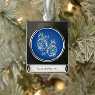 Banner Ornament Snowman