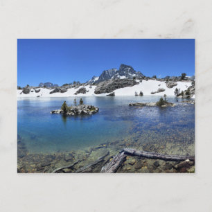 Banner Peak and a Mountain Lake - Sierra Nevada Postcard
