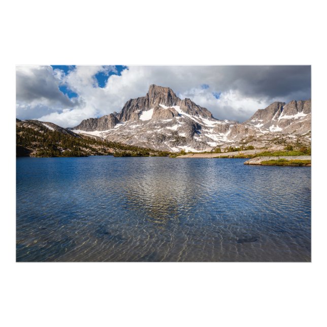 Banner Peak and Thousand Island Lake Photo Print (Front)