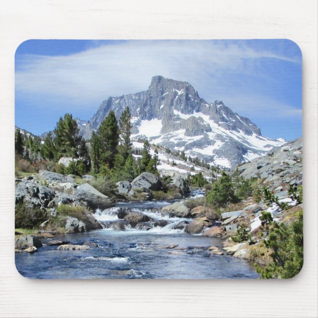 Banner Peak from Thousand Island - Sierra Nevada Mouse Mat (Front)