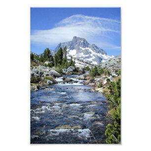 Banner Peak from Thousand Island - Sierra Nevada Photo Print