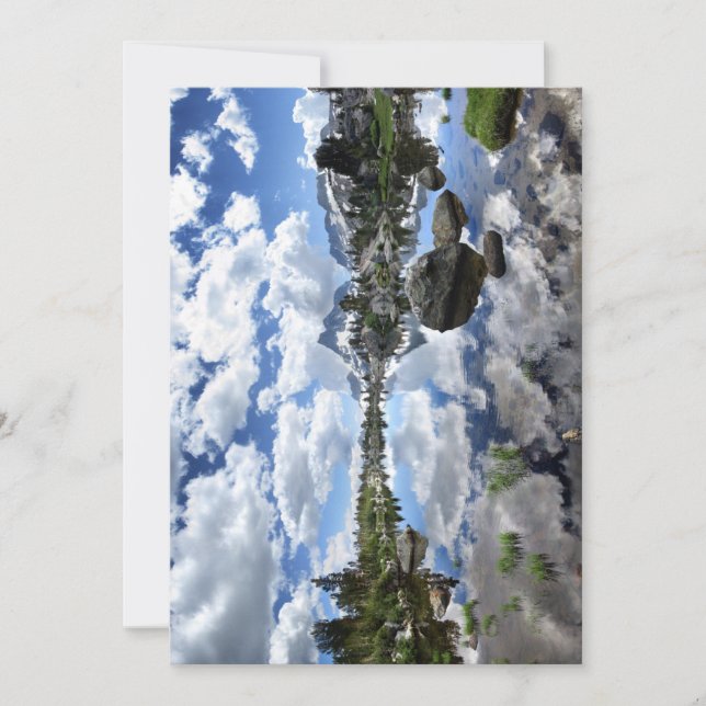 Banner Peak near Island Pass - John Muir Trail Holiday Card (Front)