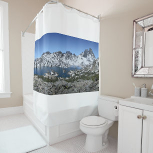 Banner Peak over Garnet Lake - Sierra Nevada Shower Curtain
