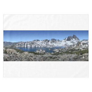 Banner Peak over Garnet Lake - Sierra Nevada Tablecloth