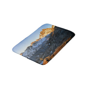 Banner Peak Sunrise Garnet Lake - John Muir Trail Bath Mat