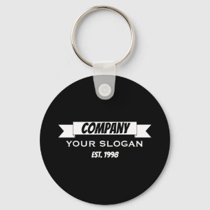Banner Ribbon, Company Name Key Ring