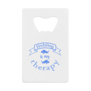 Banner ribbon quote Fishing is my therapy