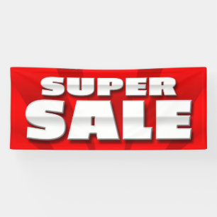 BANNER SUPER SALE  - 2.5'x6'