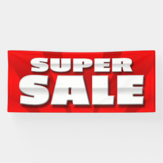 BANNER SUPER SALE  - 2.5'x6'