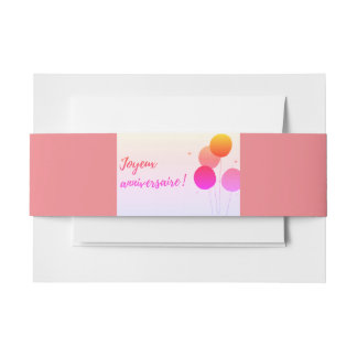 Banner To Share Invitation Belly Band