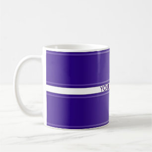 BANNER violet gradient + your text Coffee Mug
