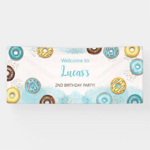 Banner "Welcome"  for 1st Birthday.