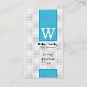 Banner Wrap (blue) Business Card