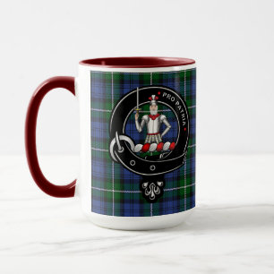 Bannerman Clan Badge & Tartan Mug