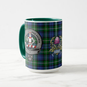 Bannerman Clan Badge & Tartan Mug