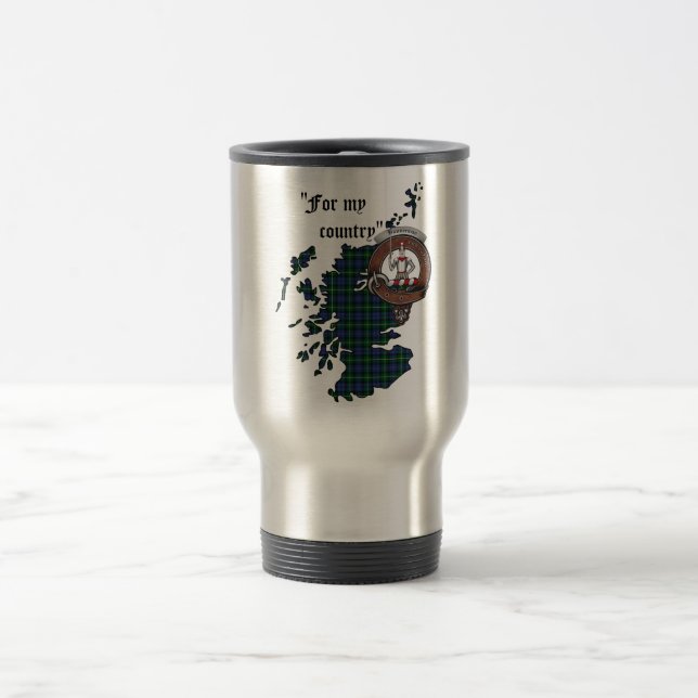 Bannerman Clan Badge Travel Mug (Center)