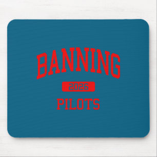 Banning High School Class 2026 Graphic Art Mouse Mat