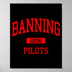 Banning High School Class 2026 Illustration Poster