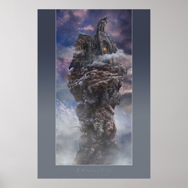 Bannitio | Poster with gray frame (Front)