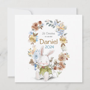 Banny Rabet new born Greeting cards