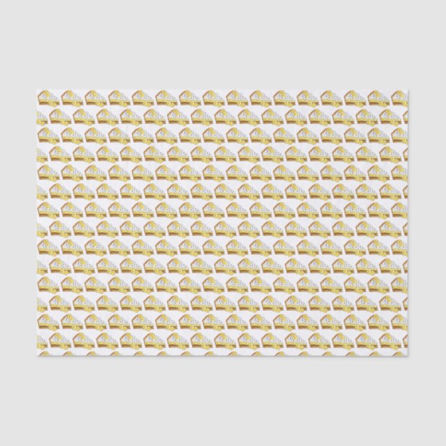 Banoffee Banana Toffee Pie Slice UK British Food Tissue Paper (Front)