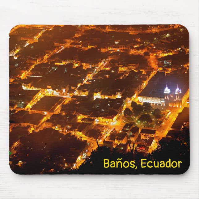 Banos, Ecuador Mouse Mat (Front)