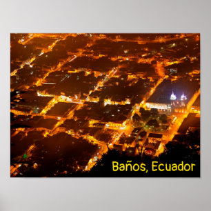 Banos, Ecuador Poster