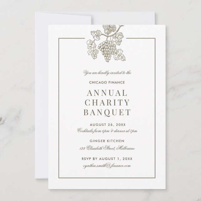 Banquet Invitation (Front)