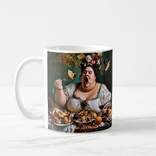 "Banquet of Chaos" Surreal Colourful Artwork Coffee Mug