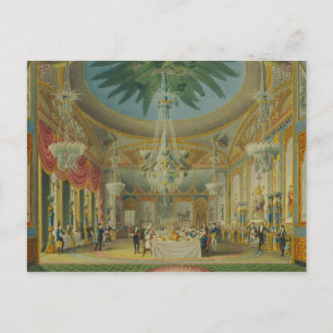 Banqueting Room, from 'Views of Royal Pavilion Postcard