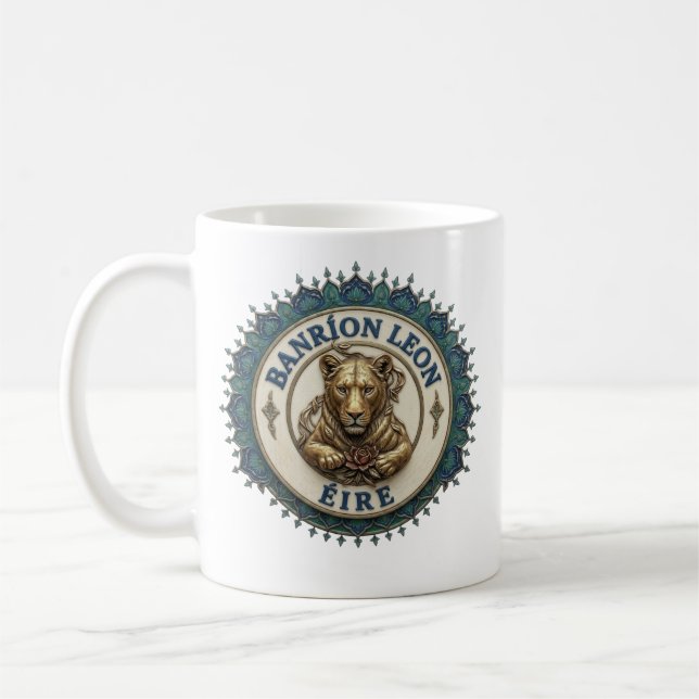 Banríon Leon. Éire Coffee Mug (Left)