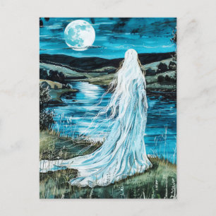 Banshee Celtic Wailing Spirit of Death Postcard