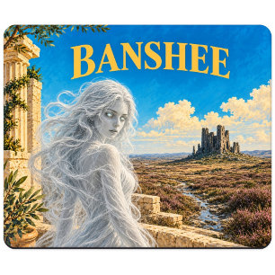 Banshee, Gothic Fantasy Monster Mouse Mat
