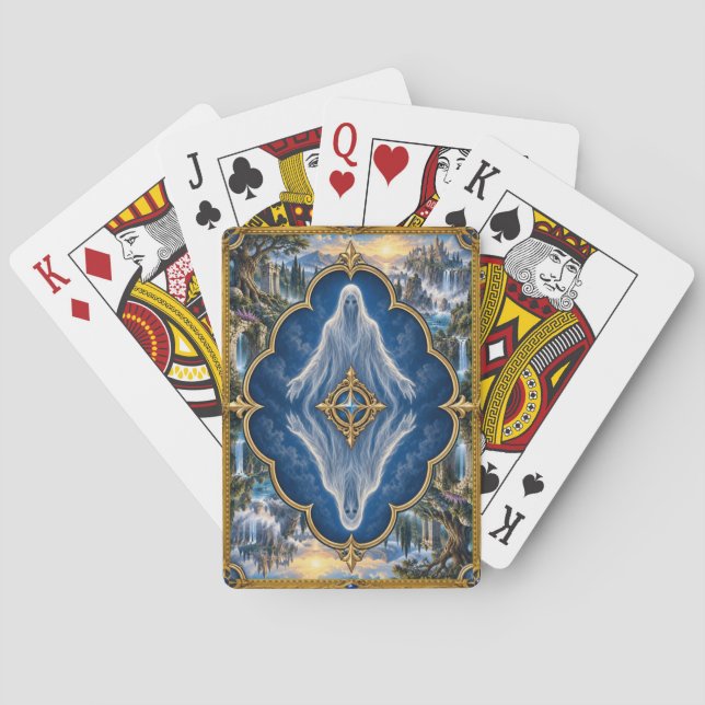Banshee, Gothic Fantasy Monster Playing Cards (Back)
