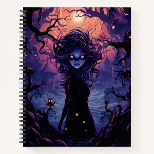 Banshee Halloween Notebook