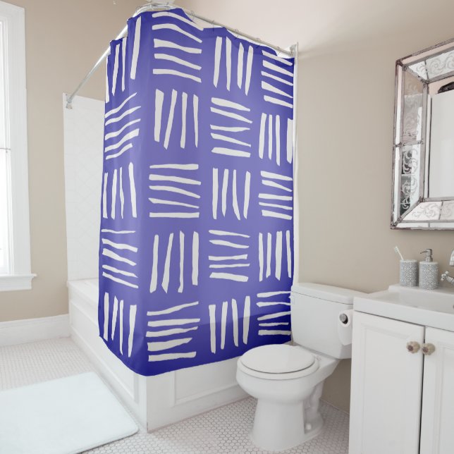 Banshee Shower Curtain (In Situ)
