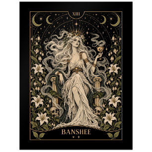 Banshee, Starlit Tarot Art Postcard