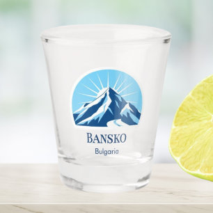 Bansko Bulgaria ski resort souvenir  Shot Glass