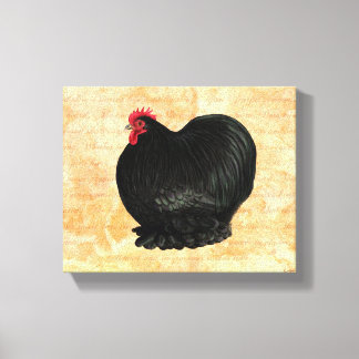 Bantam Cochin Rooster Canvas Print